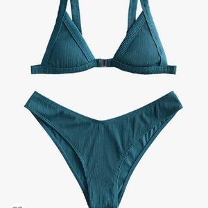 NWOT 🌸 SM - Zaful Teal Bikini